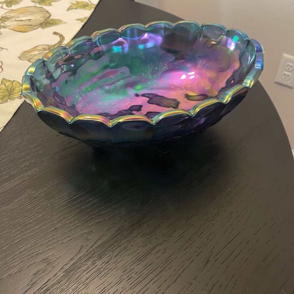Depression glass bowl